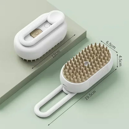 Brosse spray vapeur pour chat - Humidifie et démêle