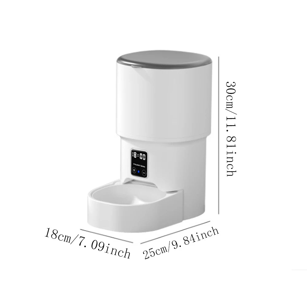 Distributeur automatique chat 4L – WiFi, caméra & friandises