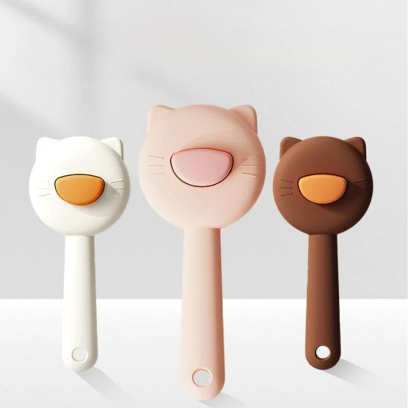 Brosse massage pour chat avec oreilles de chat décoratives