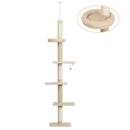 Arbre à chat - Taille ajustable