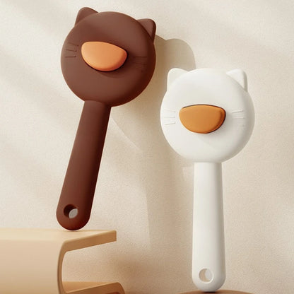 Brosse massage pour chat avec oreilles de chat décoratives