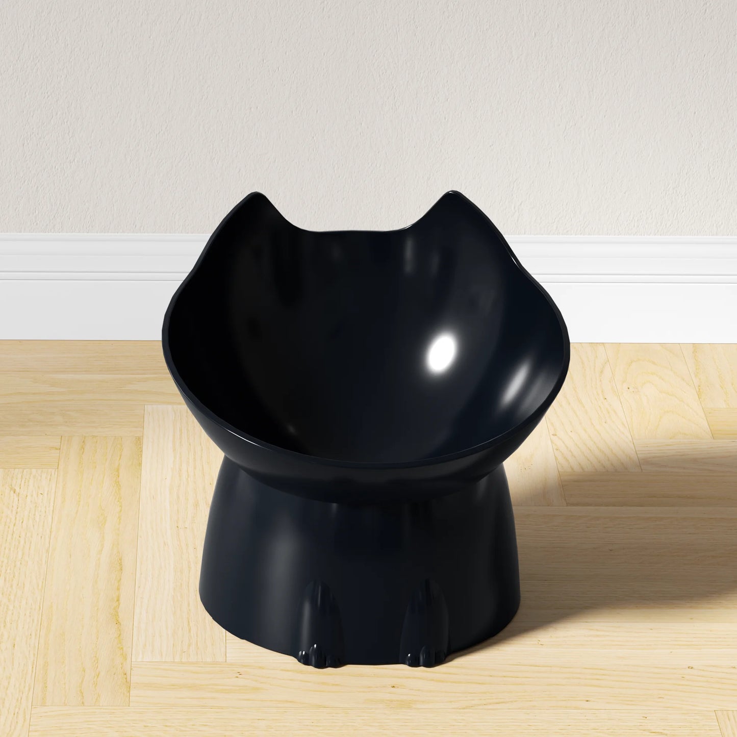 Gamelle Chat Surélevée Anti-Basculement - Bord Incliné Protection Cervicale 5 Couleurs