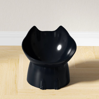 Gamelle Chat Surélevée Anti-Basculement - Bord Incliné Protection Cervicale 5 Couleurs