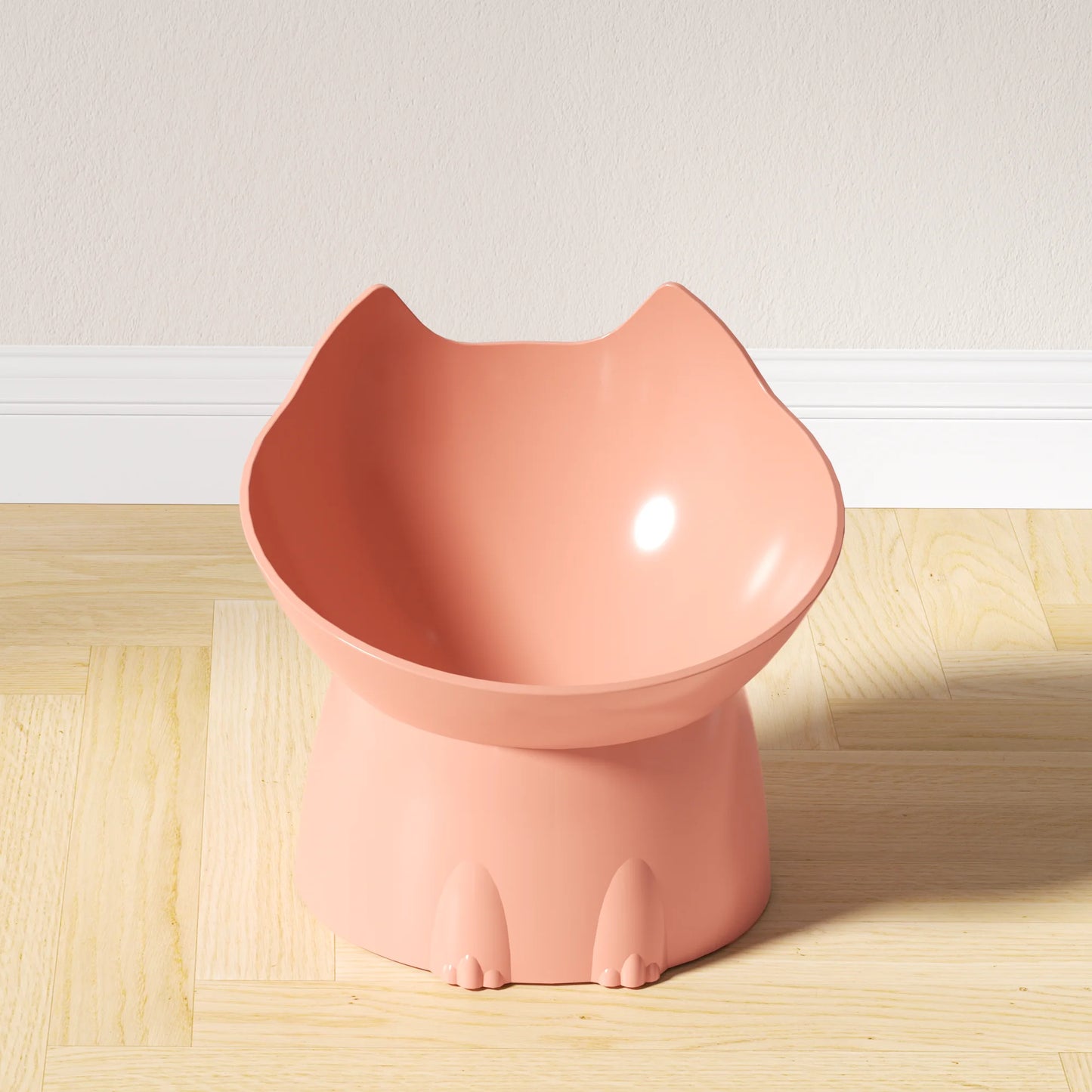 Gamelle Chat Surélevée Anti-Basculement - Bord Incliné Protection Cervicale 5 Couleurs