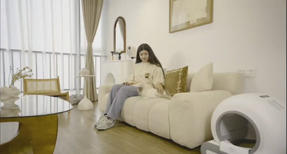 Litière autonettoyante connectée WiFi – 65L