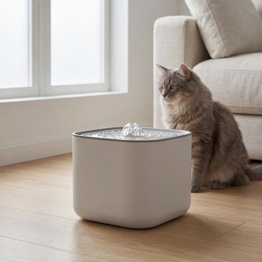 Fontaine à eau chat 3L – filtrée & silencieuse