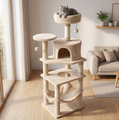 5-level cat tree, 140cm