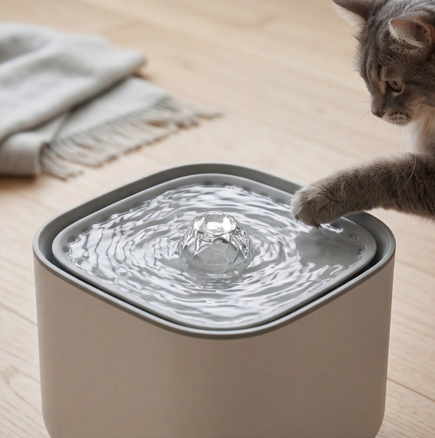 3-Liter-Katzenbrunnen – Gefiltert & Leise