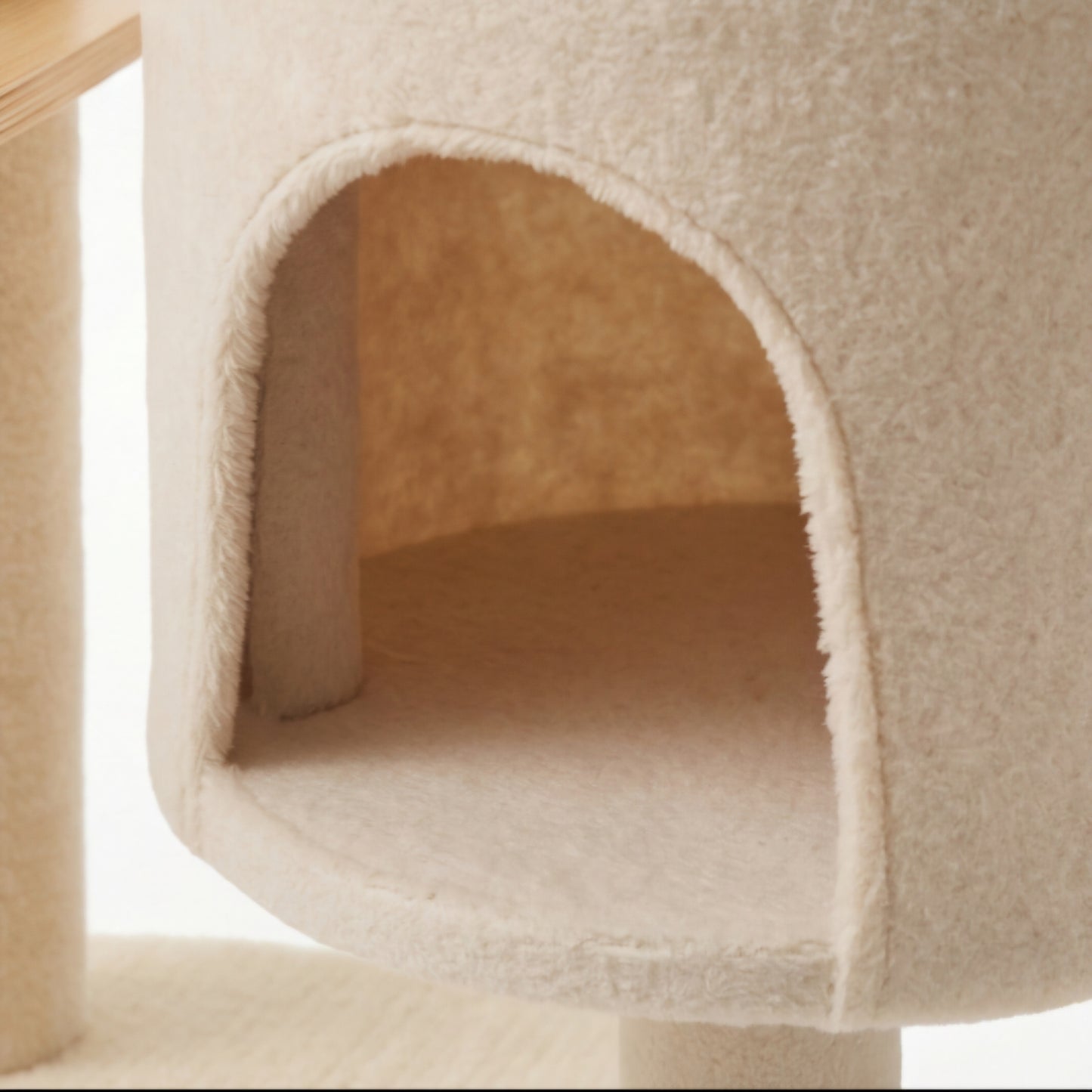 Arbre à chat multi-niveaux 136cm avec hamac