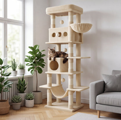 Arbre à chat XXL – 170 cm spécial Maine Coon