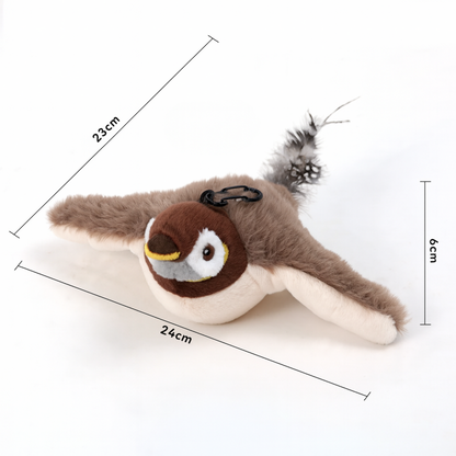 Jouet oiseau interactif rechargeable pour chat