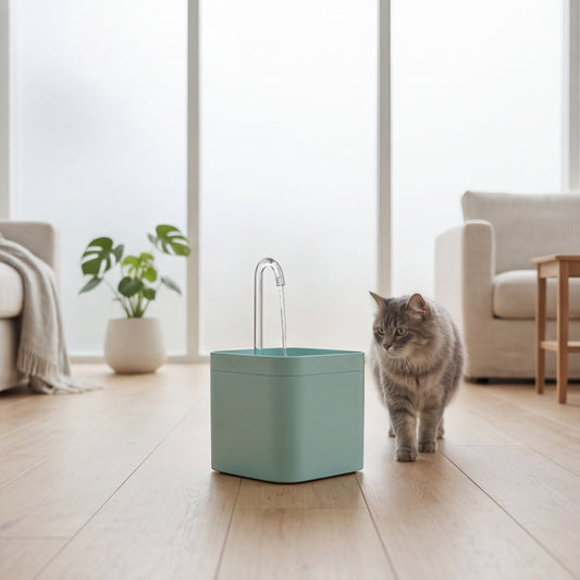 Fontaine à eau chat 1,5L – circulation continue & filtre