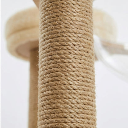 150cm beige capsule cat tree